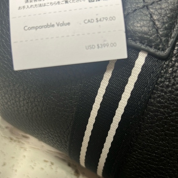 NWT Kate Spade Black Leather Satchel Duffle Crossbody Bag w/ Coin Pouch - Picture 12 of 12